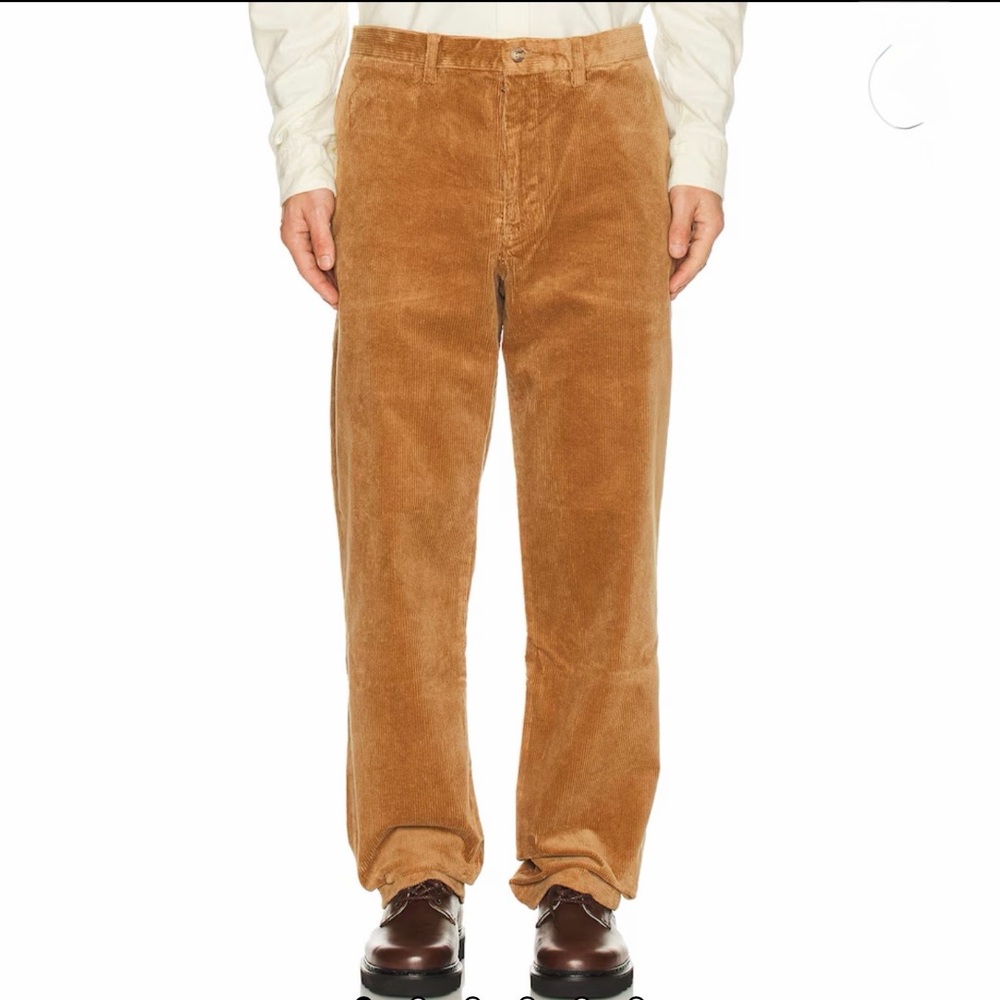 Polo Ralph Lauren Bedford Straight Fit Stretch Corduroy Pant Golden Brown 32x30 - Picture 1 of 16